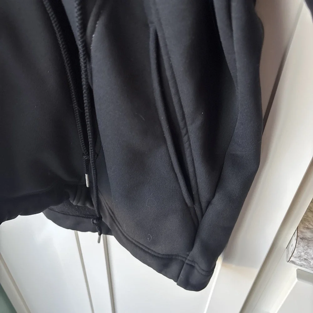 Jordan Men's Two-Tone Black and White Zip Up‎ Hoodie Men's Medium